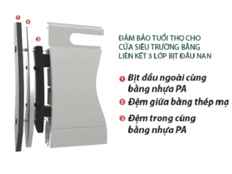 Cửa cuốn siêu trường Bossdoor CD.100 Đà Nẵng