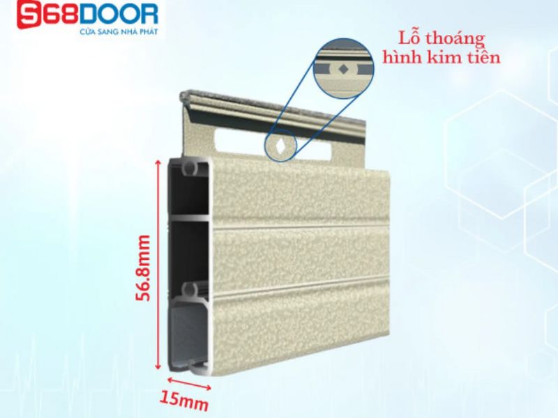 Cửa cuốn vượng khí LUX66-Đà Nẵng