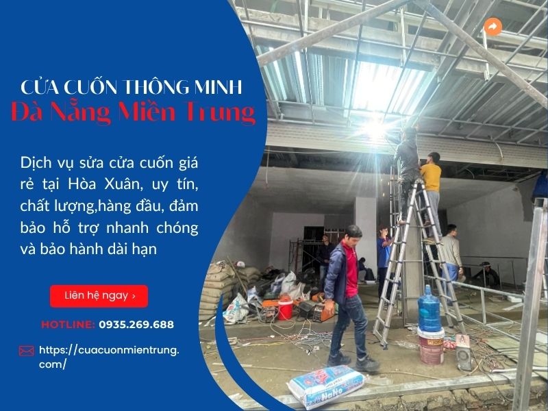 Sửa Cửa cuốn tại Hòa Xuân