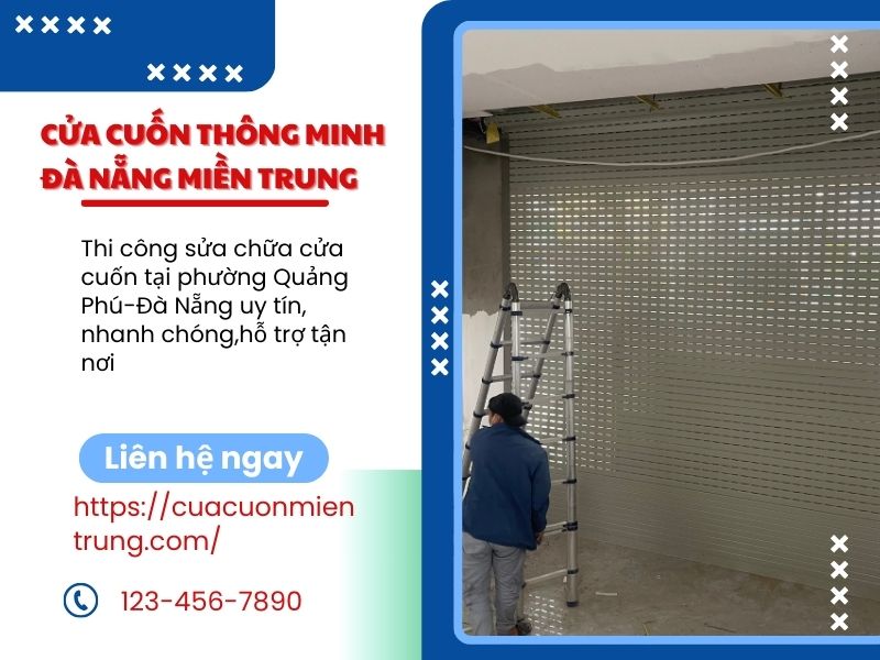 Sửa cửa cuốn tại Quảng Phú-Đà Nẵng