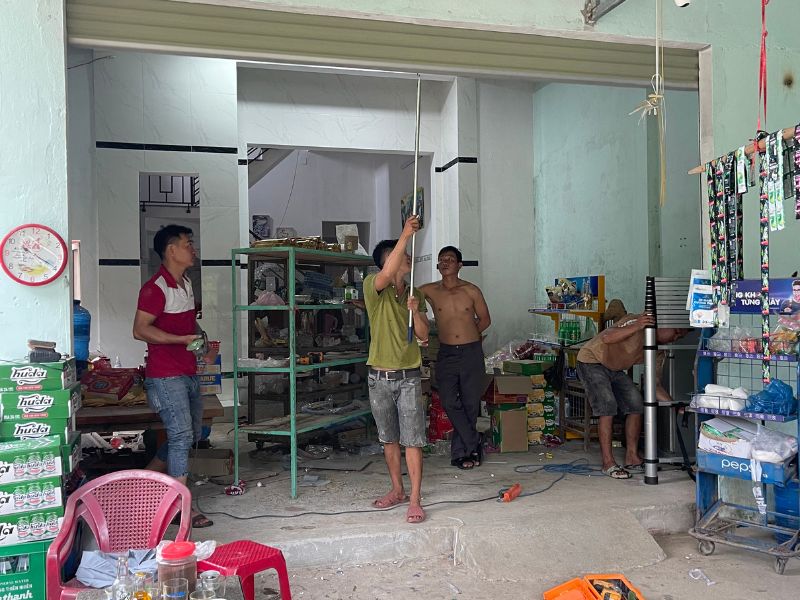 Sử lý lỗi cửa cuốn lệch trục ray
