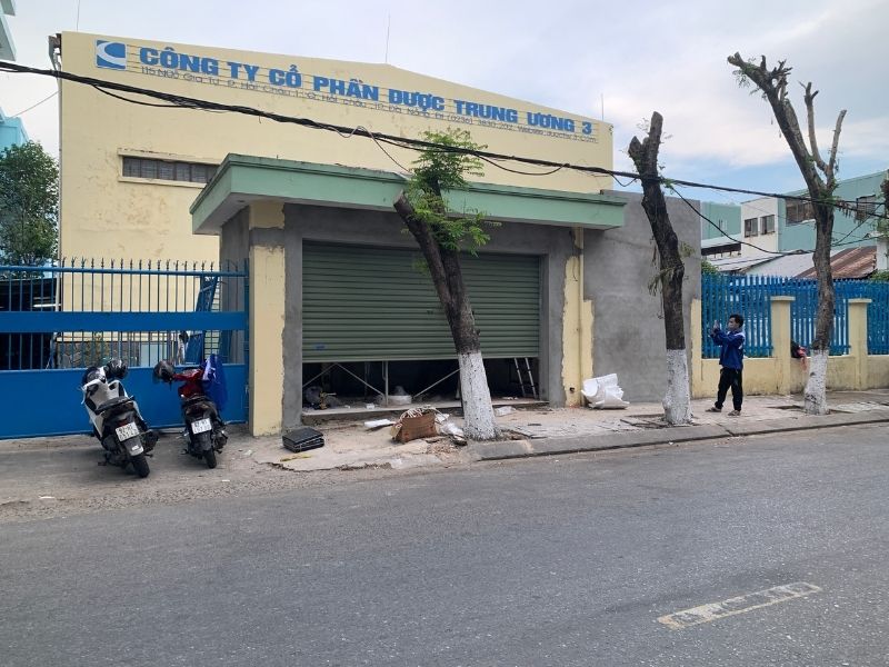 Lắp Cửa cuốn cho công ty cổ phần dược Trung Ương 3