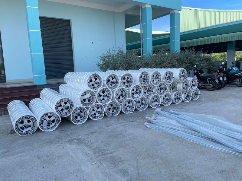 Vật liệu thi công lắp đặt cửa cuốn luôn được sẵn sàng tại Cửa cuốn thông minh Đà Nẵng Miền Trung