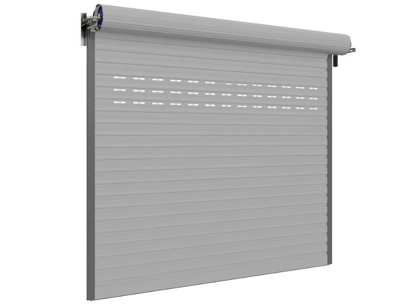 Cửa cuốn tấm liền nan nhôm AL68