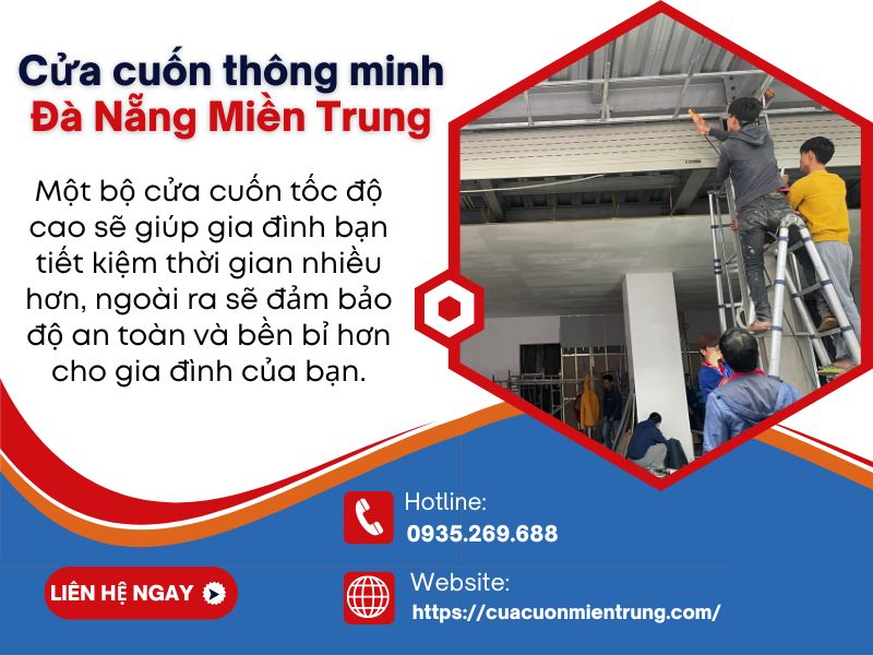 Cửa cuốn Đà Nẵng tốc độ cao, giải pháp hiệu quả cho mọi nhà.